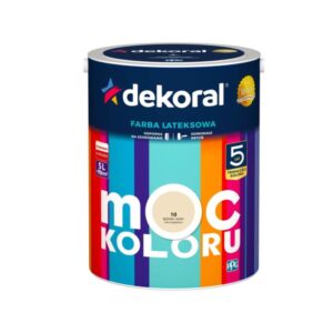 Dekoral Moc Koloru Beżowy Jasny 5l