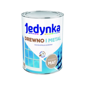 Jedynka Drewno i Metal Mat Brązowy 0,9L