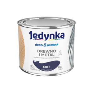Jedynka Deco&Protect Drewno i Metal Mat Granatowy 0,2L