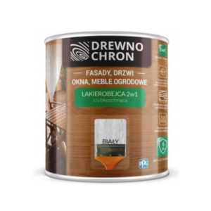 Drewnochron Lakierobejca 2W1 Biały 0,2l