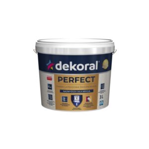 Dekoral Perfect Farba Lateksowa Śnieżnobiała 3l