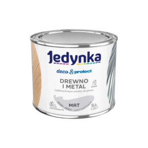 Jedynka Deco&Protect Drewno i Metal Mat Szary Jasny 0,2L