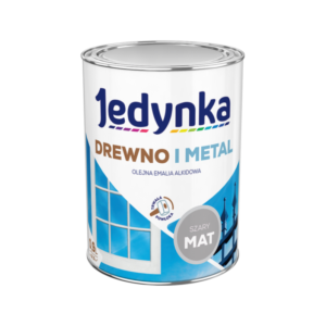 Jedynka Drewno i Metal Mat Szary 0,9L