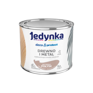 Jedynka Deco&Protect Drewno i Metal Satynowy Połysk Brązowy 0,2L