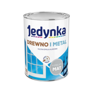 Jedynka Drewno i Metal Mat Popielaty 0,9L