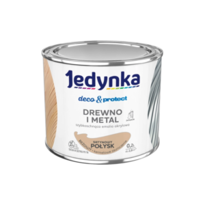 Jedynka Deco&Protect Drewno i Metal Satynowy Połysk Beżowy 0,2L