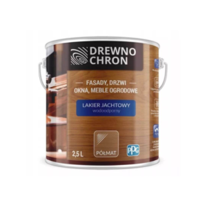 Drewnochron Lakier Jachtowy Półmat 2,5l