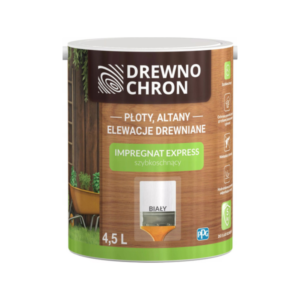 Drewnochron Impregnat Express Biały 4,5l