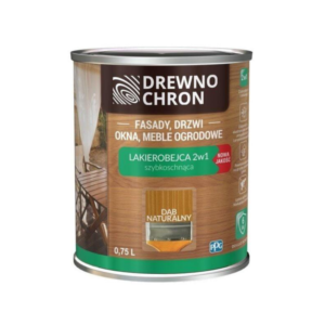 Drewnochron Lakierobejca 2W1 Dąb Naturalny 0,75l