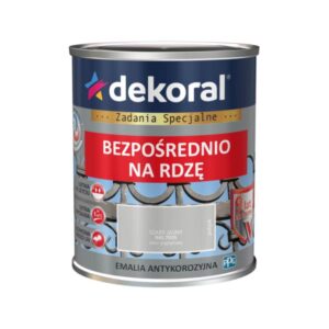 Dekoral Bezpośrednio Na Rdzę Szary Jasny Połysk 0,65l