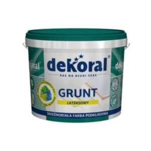 Dekoral Grunt L Lateksowa Farba Podkładowa Do Ścian I Sufitów 5l