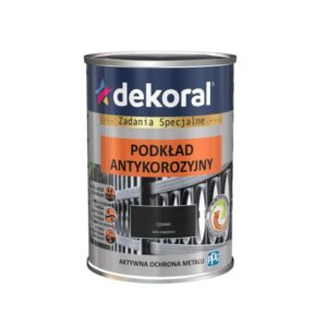 Dekoral Podkład Antykorozyjny Czarny 0,9l