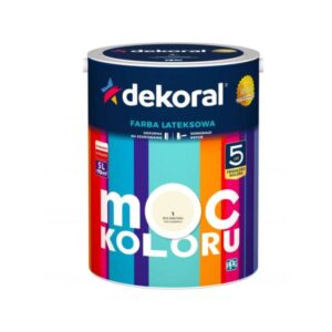 Dekoral Moc Koloru Bita Śmietana 5l
