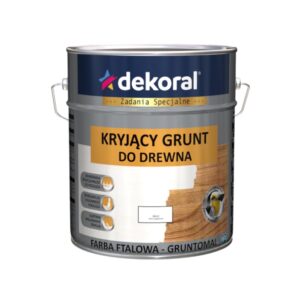 Dekoral Kryjący Grunt Do Drewna Biały 10l