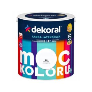 Dekoral Moc Koloru Biały Dom 2,5l
