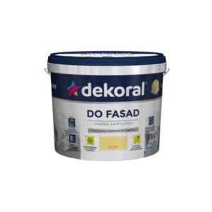 Dekoral Do Fasad Żółty Ciepły 10l