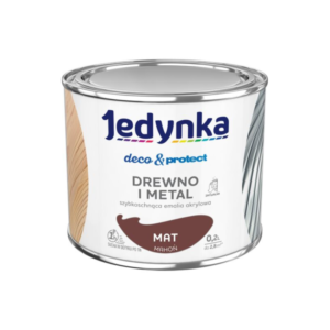 Jedynka Deco&Protect Drewno i Metal Mat Mahoń 0,2L