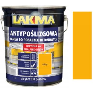 AKRYBET B30 Farba do betonu - żółta 4l