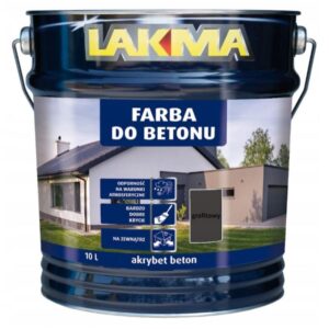 AKRYBET BETON Farba akrylowa - grafitowa 10l