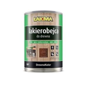 DREWNOKOLOR Lakierobejca do drewna połysk srebrzysty szary 0,8l
