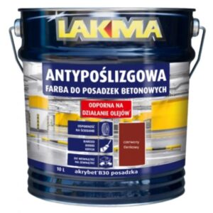 AKRYBET B30 Farba do betonu - czerwona tlenkowa 10l