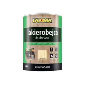 DREWNOKOLOR Lakierobejca do drewna połysk bezb. 0,8l