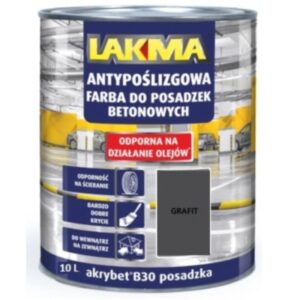 AKRYBET B30 Farba do betonu - grafitowa 10l