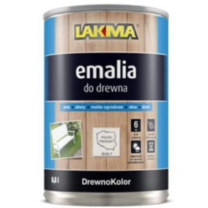 DREWNOKOLOR EMALIA DO DREWNA POŁYSK GRAFIT A 0,8L