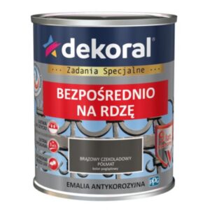 Dekoral Bezpośrednio Na Rdzę Brązowy Czekoladowy Półmat 0,65l