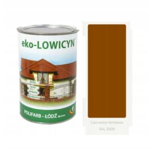 eko-LOWICYN Czerwona Tlenkowa RAL3009 10l