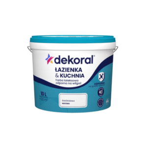 Dekoral Łazienka & Kuchnia Farba Lateksowa Odporna Na Wilgoć 10l