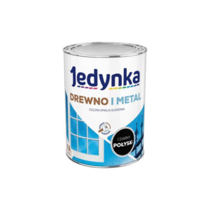 Jedynka Drewno i Metal Połysk Czarny 0,9L