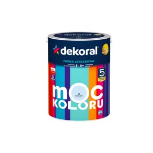 Dekoral Moc Koloru Lodowy Błękit 5l