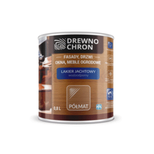 Drewnochron Lakier Jachtowy Półmat 0,8l