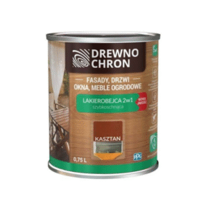 Drewnochron Lakierobejca 2W1 Kasztan 0,75l