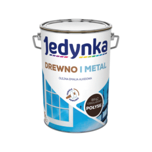 Jedynka Drewno i Metal Połysk Brąz Czekoladowy 5L