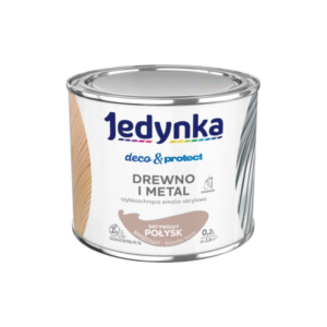 Jedynka Deco&Protect Drewno i Metal Satynowy Połysk Brązowy 0,2L