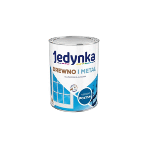 Jedynka Drewno i Metal Połysk Niebieski 0,9L
