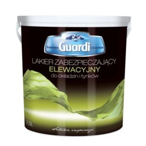 LAKIER ZABEZPIECZAJĄCY ELEWACYJNY BEZBARWNY POŁYSK F.GUARDI 2.5L