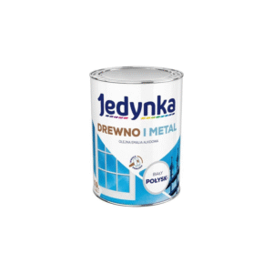 Jedynka Drewno i Metal Połysk Biały 0,9L