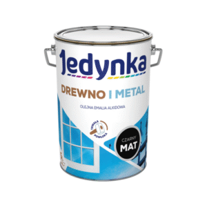 Jedynka Drewno i Metal Mat Czarny 5L