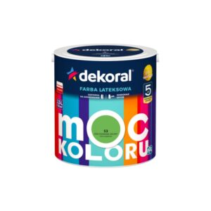 Dekoral Moc Koloru Zdecydowanie Zielony 2,5l