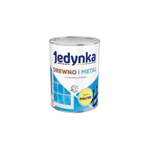 Jedynka Drewno i Metal Połysk Żółty 0,9L