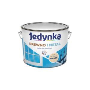 Jedynka Drewno i Metal Połysk Kość Słoniowa 10L