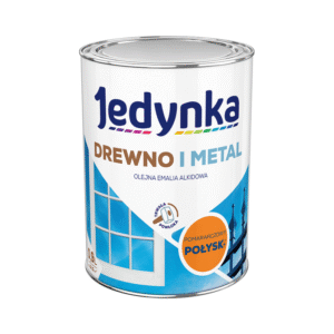 Jedynka Drewno i Metal Połysk Pomarańczowy 0,9L