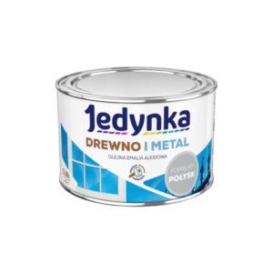 Jedynka Drewno i Metal Połysk Popielaty 0,36L