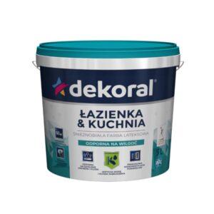Dekoral Łazienka & Kuchnia Farba Lateksowa Odporna Na Wilgoć 5l