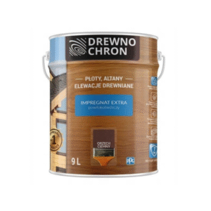 Drewnochron Impregnat Extra Powłokotwórczy Orzech Ciemny 9l