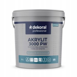 Dekoral Professional Akrylit 3000 PW Biały 15l