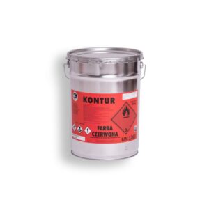 Kontur Farba drogowa do jezdni CZERWONY 33KG